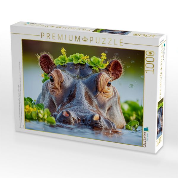 Produktbild: CALVENDO Puzzle Bl&uuml;tenschmuck aus dem Wasserreich, man k&ouml;nnte fast Majest&auml;t zu ihm sagen | 1000 Teile Lege-Gr&ouml;&szlig;e 64x48cm Foto-Puzzle f&uuml;r gl&uuml;ckliche St