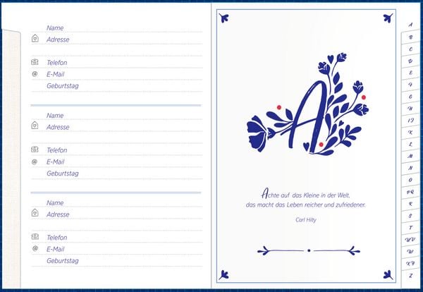 Produktbild: Adressbuch