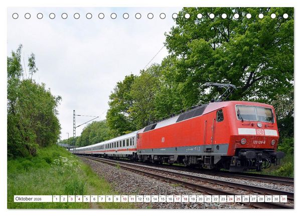 Produktbild: Die Baureihe 120 der Deutschen Bahn (Tischkalender 2026 DIN A5 quer), CALVENDO Monatskalender