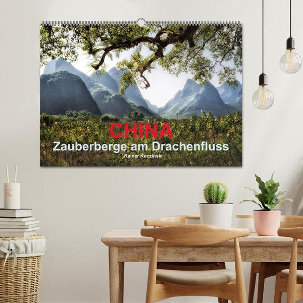 Produktbild: CHINA - Zauberberge am Drachenfluss (Wandkalender 2026 DIN A2 quer), CALVENDO Monatskalender