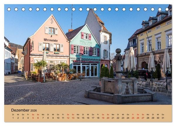 Produktbild: Bad D&uuml;rkheimer Ansichten (Tischkalender 2026 DIN A5 quer), CALVENDO Monatskalender
