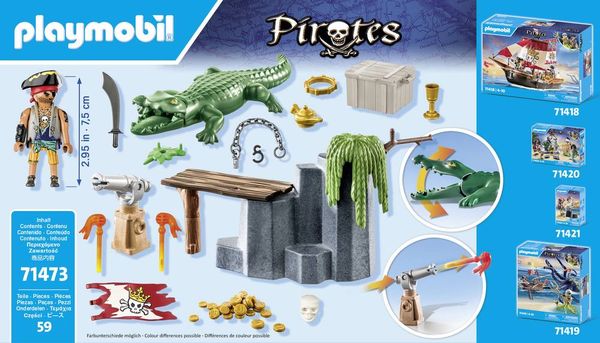 Produktbild: 71473 Pirat mit Alligator