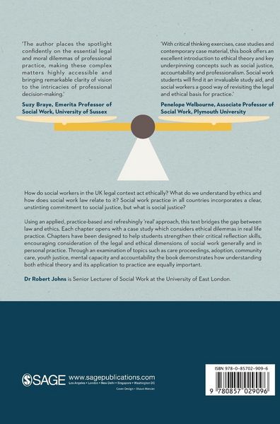 Produktbild: Ethics and Law for Social Workers
