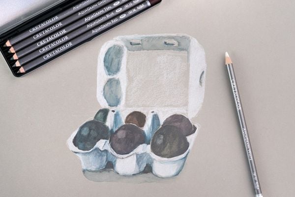 Produktbild: Cretacolor K&uuml;nstlerstifte Aquarellgraphit Pocket Set, 6er Metalletui