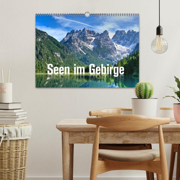 Produktbild: Seen im Gebirge (Wandkalender 2026 DIN A3 quer), CALVENDO Monatskalender