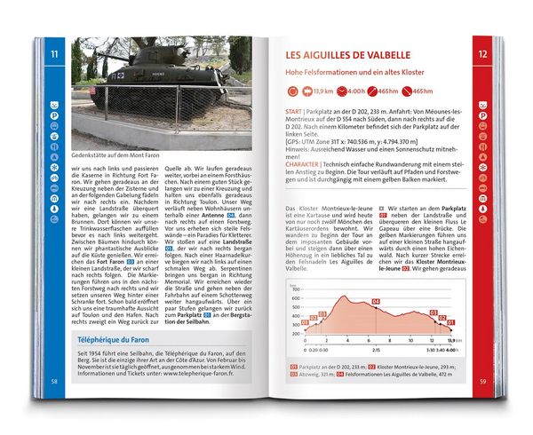 Produktbild: KOMPASS Wanderf&uuml;hrer C&ocirc;te d'Azur, Die sch&ouml;nsten K&uuml;sten- und Bergwanderungen, 50 Touren