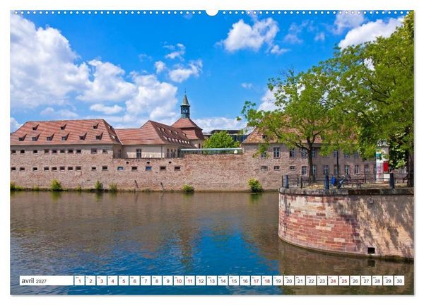 Produktbild: Strasbourg - Ville d'histoire et de charme au c&oelig;ur de l'Europe (Calendrier mural haut de gamme 2027 DIN A2 vertical), CALVENDO calendrier mensuel