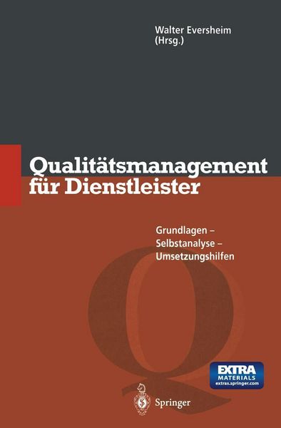Produktbild: Qualit&auml;tsmanagement f&uuml;r Dienstleister