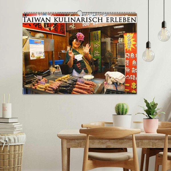 Produktbild: Taiwan kulinarisch erleben (Wandkalender 2026 DIN A2 quer), CALVENDO Monatskalender