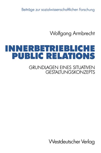 Produktbild: Innerbetriebliche Public Relations