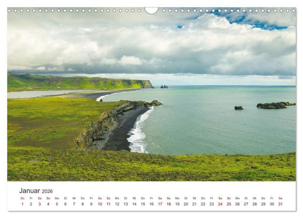 Produktbild: Sommer in Island (Wandkalender 2026 DIN A3 quer), CALVENDO Monatskalender