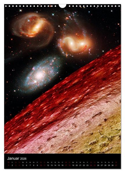 Produktbild: Mikrokosmos &ndash; Makrokosmos (Wandkalender 2026 DIN A3 hoch), CALVENDO Monatskalender