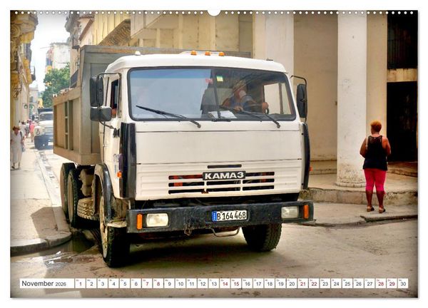 Produktbild: KAMAZ - Die LKW-Ikone der UdSSR auf Kubas Stra&szlig;en (Wandkalender 2026 DIN A2 quer), CALVENDO Monatskalender