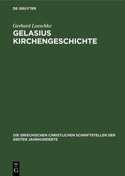 Produktbild: Gelasius Kirchengeschichte