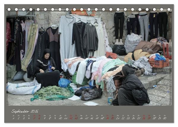 Produktbild: Unterwegs in Jerusalem (Tischkalender 2026 DIN A5 quer), CALVENDO Monatskalender