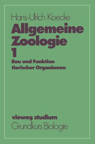 Produktbild: Allgemeine Zoologie