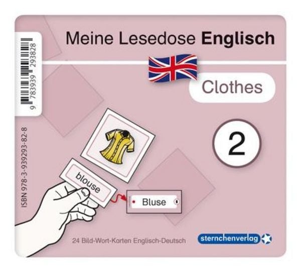 Produktbild: Meine Lesedose Englisch 1-7 - Grundwortschatz Englisch - Deutsch - DaZ - Jetzt neu mit Etikett zum Beschriften