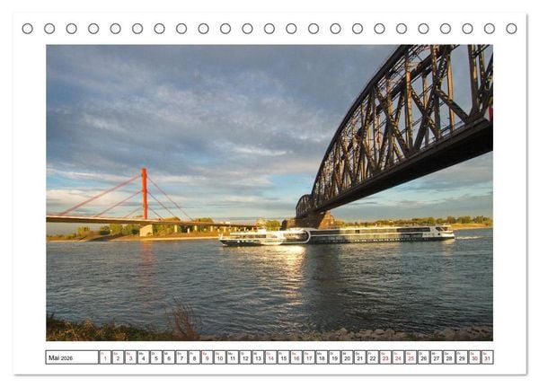 Produktbild: DUISBURG Facetten einer Stadt (Tischkalender 2026 DIN A5 quer), CALVENDO Monatskalender