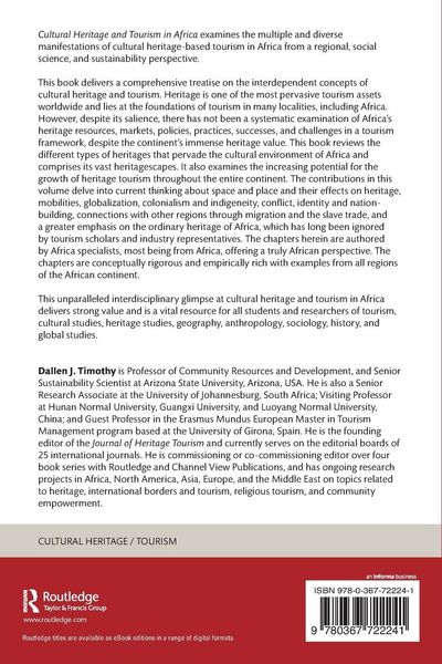 Produktbild: Cultural Heritage and Tourism in Africa
