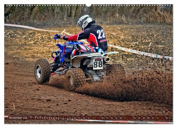 Produktbild: Quad - so cool (hochwertiger Premium Wandkalender 2026 DIN A2 quer), Kunstdruck in Hochglanz