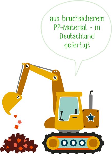Produktbild: L&ouml;ffel 2er-Set Bagger Ed.2 - Wenn ich mal gro&szlig; bin