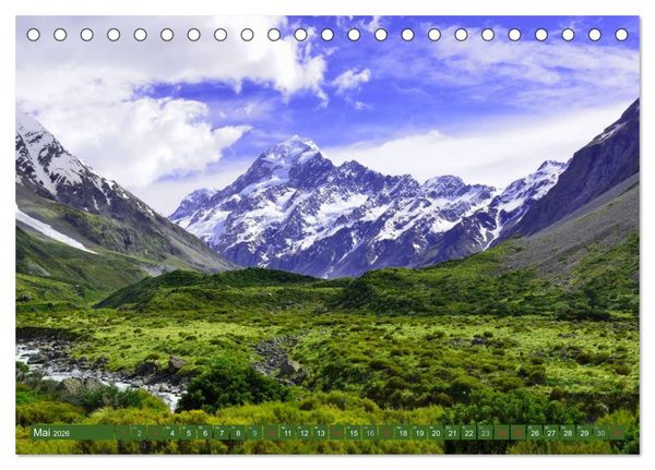 Produktbild: Neuseeland &bull; Impressionen (Tischkalender 2026 DIN A5 quer), CALVENDO Monatskalender