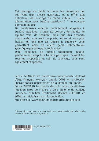 Produktbild: Mes recettes faciles pour l'ulc&egrave;re gastrique.
