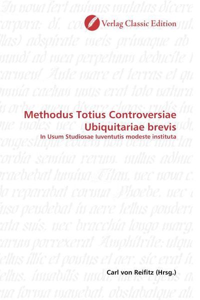 Produktbild: Methodus Totius Controversiae Ubiquitariae brevis