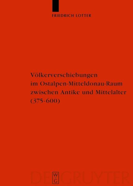 Produktbild: V&ouml;lkerverschiebungen im Ostalpen-Mitteldonau-Raum zwischen Antike und Mittelalter