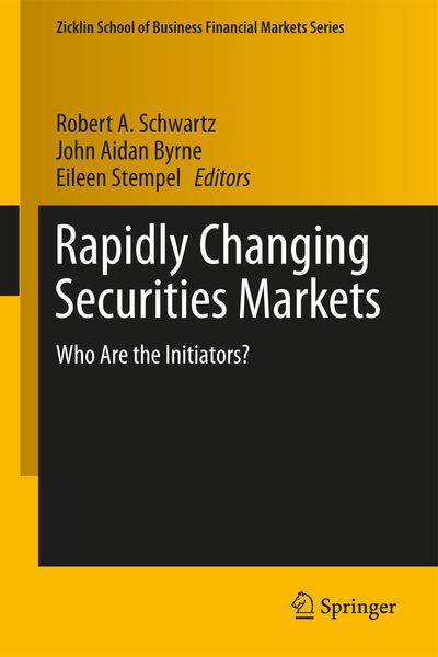 Produktbild: Rapidly Changing Securities Markets
