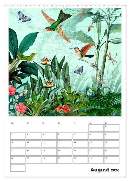 Produktbild: Das Paradies der Kolibris (hochwertiger Premium Wandkalender 2026 DIN A2 hoch), Kunstdruck in Hochglanz