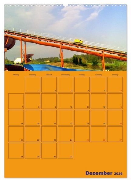 Produktbild: Freizeitparkmomente / Planer (Wandkalender 2026 DIN A2 hoch), CALVENDO Monatskalender