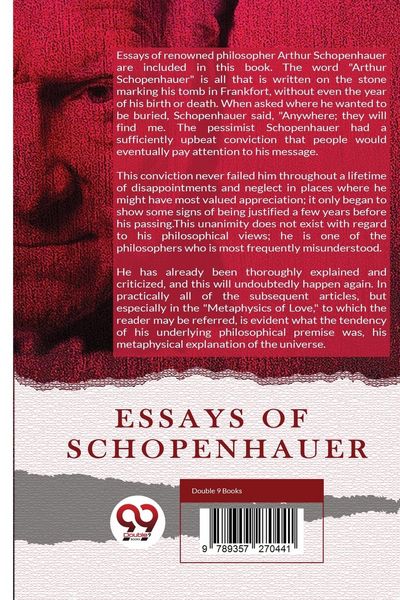 Produktbild: Essays of Schopenhauer