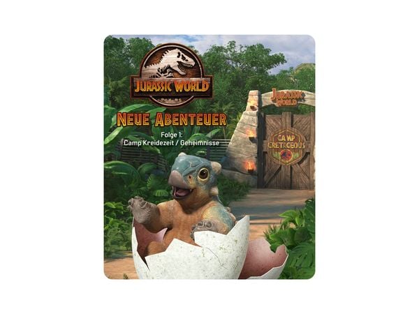 Produktbild: Content-Tonie: Jurassic World - Neue Abenteuer Folge 1: Camp Kreidezeit / Geheimnisse