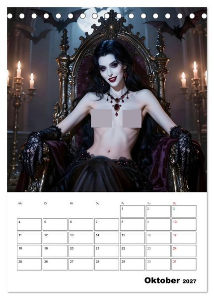 Produktbild: Mystische Engel (Tischkalender 2027 DIN A5 hoch), CALVENDO Monatskalender