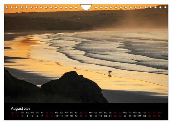Produktbild: Cornish Surf and Storms (Wall Calendar 2026 DIN A4 landscape), CALVENDO 12 Month Wall Calendar