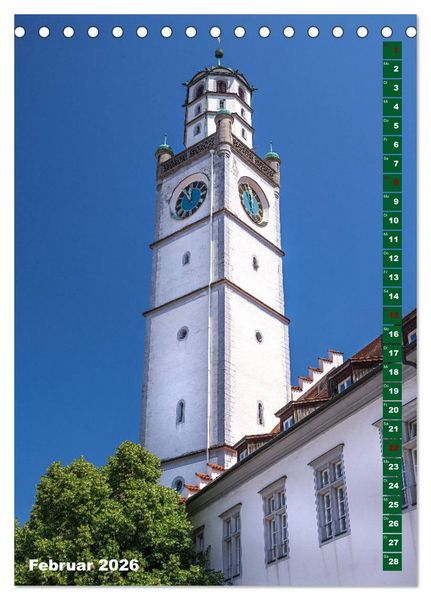 Produktbild: Ravensburg, Stadt der T&uuml;rme (Tischkalender 2026 DIN A5 hoch), CALVENDO Monatskalender