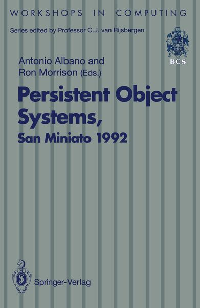 Produktbild: Persistent Object Systems