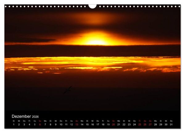 Produktbild: Abend in Helgoland (Wandkalender 2026 DIN A3 quer), CALVENDO Monatskalender