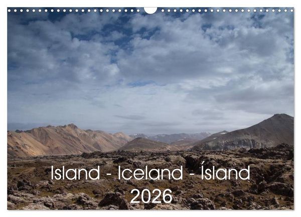 Produktbild: Island - Iceland - &Iacute;sland (Wandkalender 2026 DIN A3 quer), CALVENDO Monatskalender