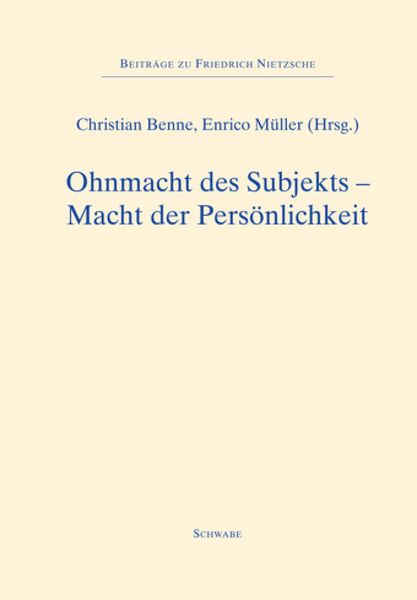 Produktbild: Ohnmacht des Subjekts - Macht der Pers&ouml;nlichkeit