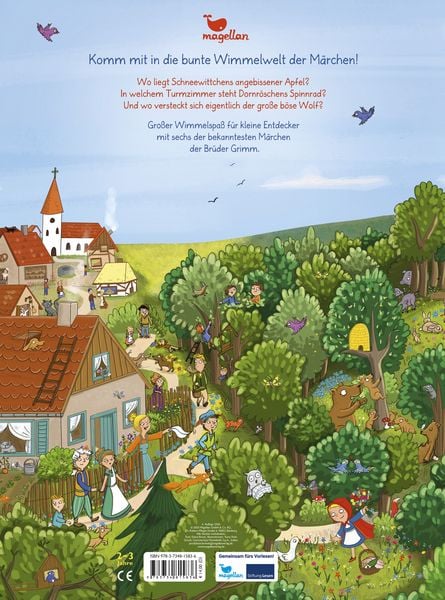 Produktbild: Die sch&ouml;nsten Wimmelm&auml;rchen der Br&uuml;der Grimm