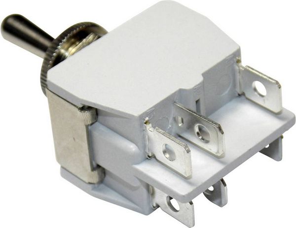 Produktbild: APEM 649H/2 649H/2 Kippschalter 250 V/AC 10A 2 x Ein/Aus/Ein rastend/0/rastend 1St.