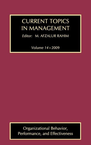 Produktbild: Current Topics in Management