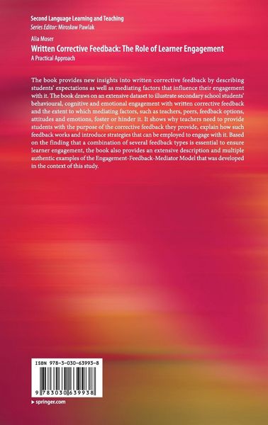 Produktbild: Written Corrective Feedback: The Role of Learner Engagement