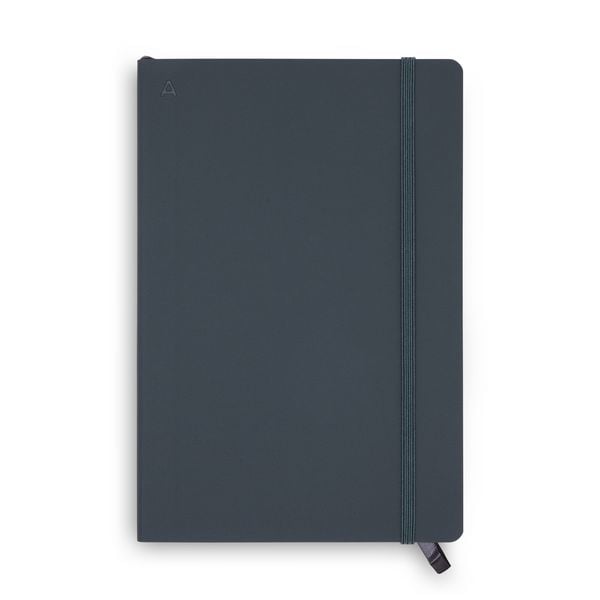 Produktbild: Notizbuch A5 Softcover Cool Coal Blanko, 128 Seiten