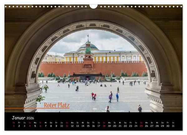 Produktbild: Von Moskau nach St. Petersburg (Wandkalender 2026 DIN A3 quer), CALVENDO Monatskalender