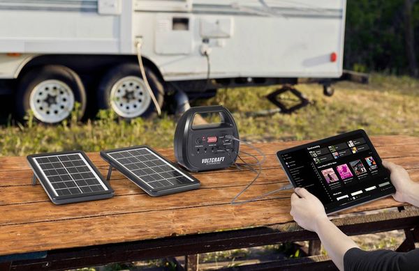 Produktbild: VOLTCRAFT VC-PS15000-Solar VC-14297675 Solar-Powerbank Ladestrom Solarzelle 0.51 A 3 W 15000 mAh