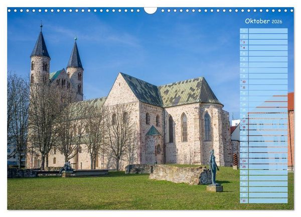 Produktbild: Magdeburg an der Elbe - Der Planer (Wandkalender 2026 DIN A3 quer), CALVENDO Monatskalender