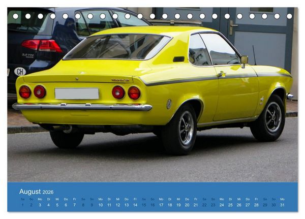 Produktbild: Opel Classics (Tischkalender 2026 DIN A5 quer), CALVENDO Monatskalender